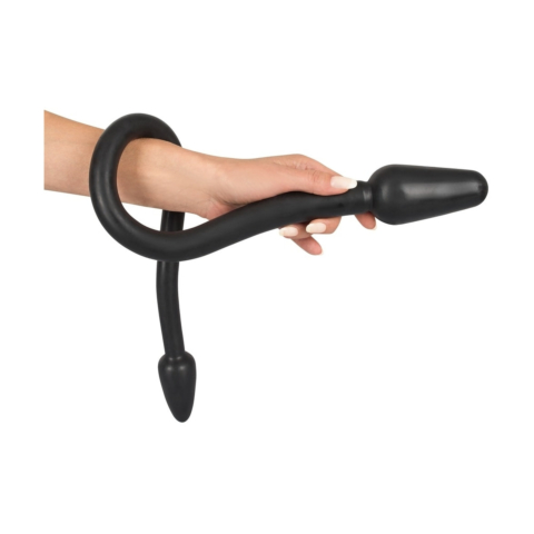 Двосторонній фалоімітатор Black by Rebel