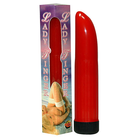 Вібратор Ladyfinger red