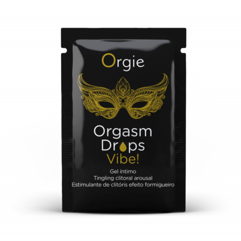 Пробник капель для клитора Orgie Orgasm Drops Vibe! 1 мл
