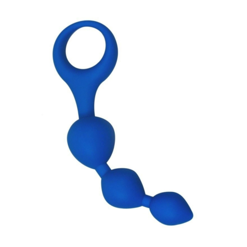 Анальные шарики Alive Triball Blue