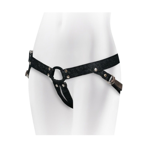 Джинсові трусики для страпону Lastic Strap-on