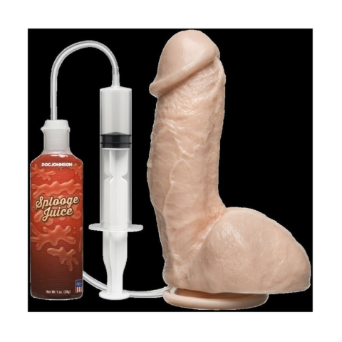 Закінчуючий фалоімітатор Doc Johnson The Amazing Squirting Realistic Cock