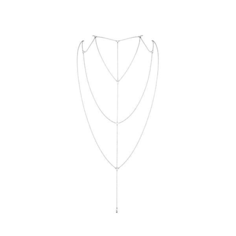 Цепочка для спины Bijoux Indiscrets Magnifique Back and Cleavage Chain - Silver