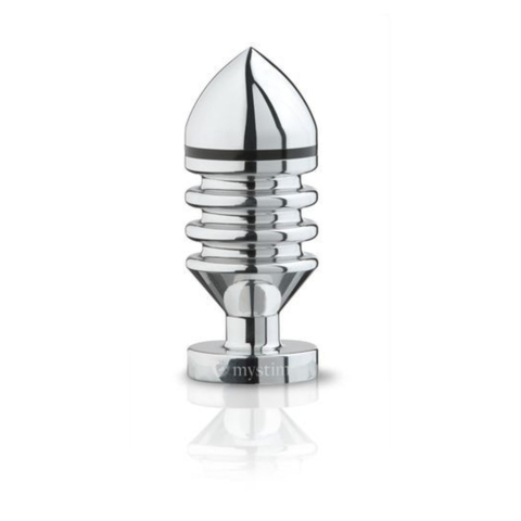 Металевий анальний затор Mystim Hector Helix S для електростимулятора