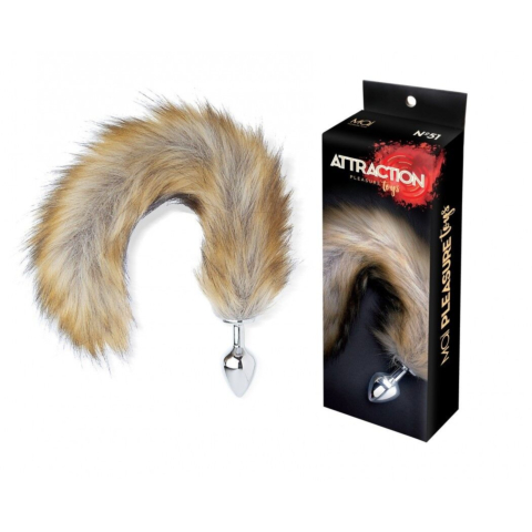 Анальна пробка Лісій Хвіст MAI Attraction Toys №51