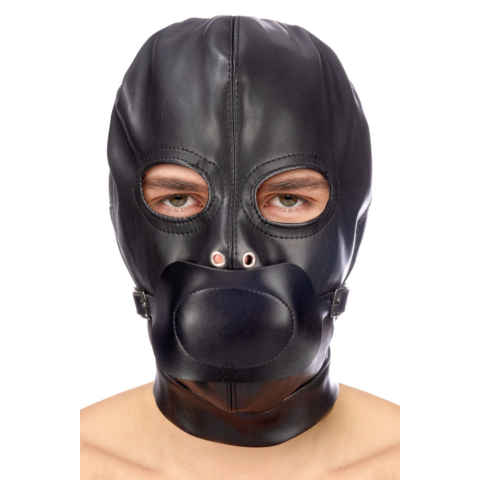 Каптур з кляпом Fetish Tentation Black