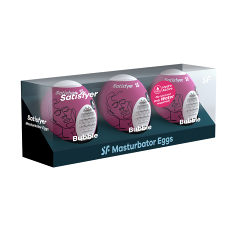 Набор мастурбаторов Satisfyer Egg Set Bubble 3 шт