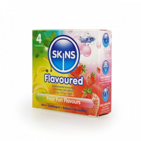Презервативи Skins Flavours 4 шт