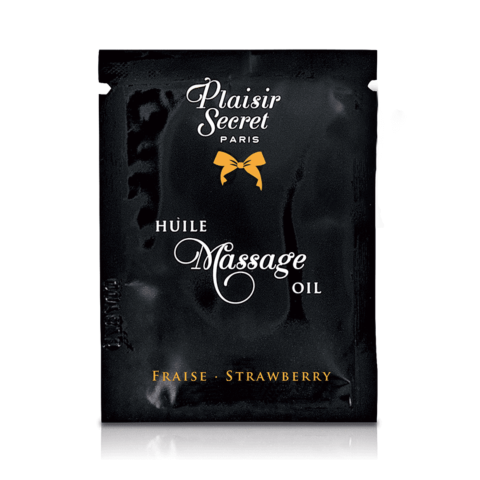 Пробник олії для масажу Plaisir Secret Fraise-Strawberry 3 мл