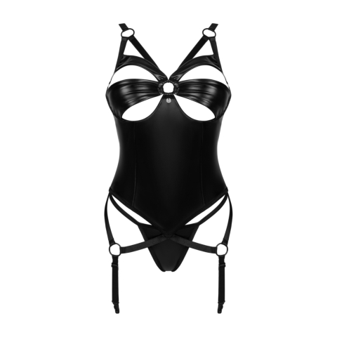 Чорний корсет і стрінги Obsessive Armares