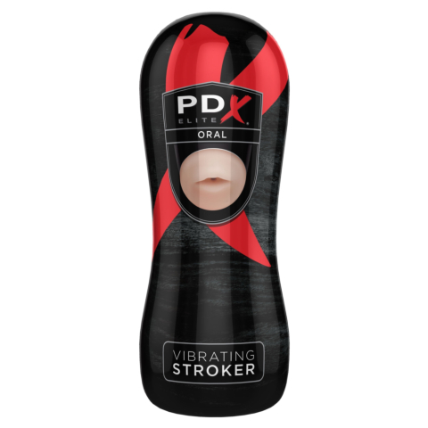 Мастурбатор PDX Elite Vibrating Oral Stroker