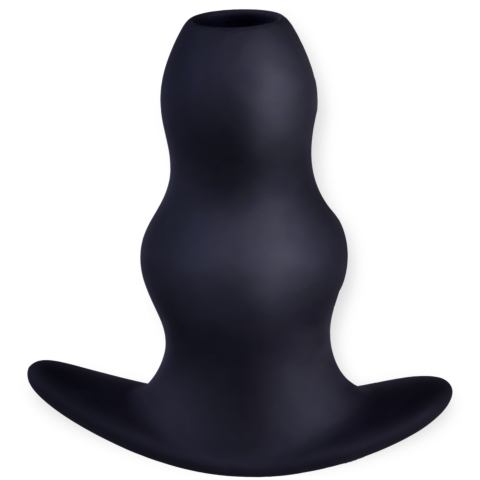 Туннельная анальная силиконовая пробка Baby XXX S Black