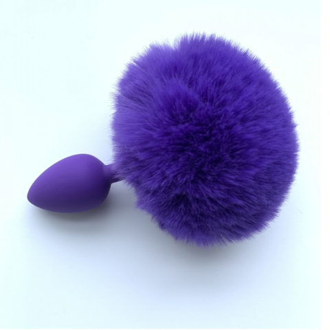 Пробка силіконова з хутром