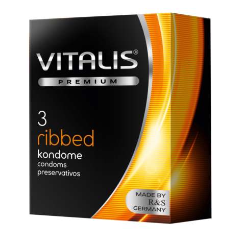 Vitalis premium Ribbed 3 шт
