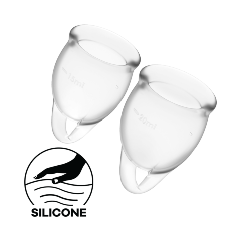 Набор менструальных чаш Satisfyer Feel Confident White