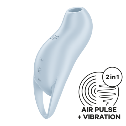Вакуумный стимулятор Satisfyer Pocket Pro 1 Blue