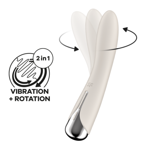 Вібратор Satisfyer Spinning Vibe 1 Beige