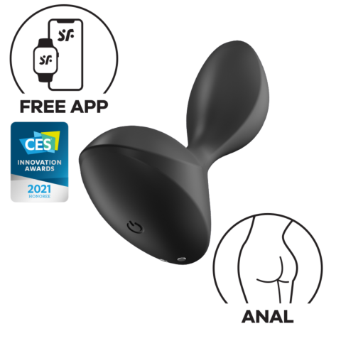 Анальна смарт-пробка з вібрацією Satisfyer Sweet Seal Black