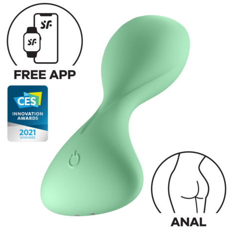 Анальна вібропробка Satisfyer Trendsetter Light green