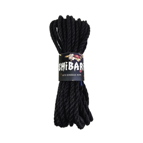 Джутова мотузка Feral Feelings Shibari Rope Black 8 м