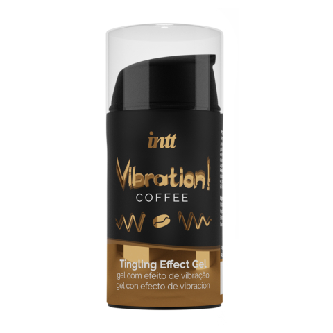 Жидкий вибратор INTT кофе