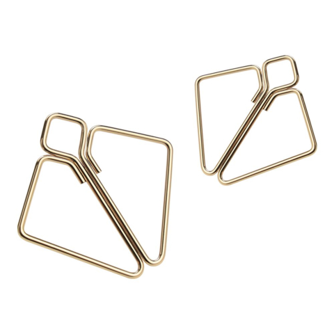 Зажимы для сосков Lockink Nipple Clamps Minimalism Golden