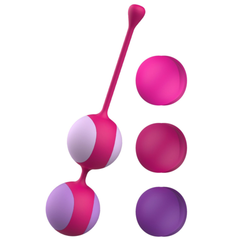 Вагинальные шарики Liebe Kewos Cerise/Candy Violet