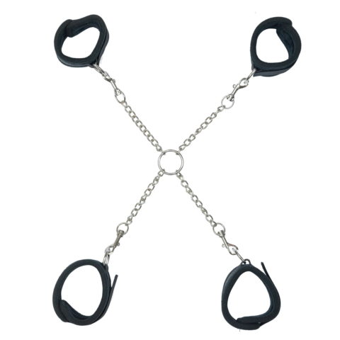 Хрестовина Punishment Hog-Tie Black