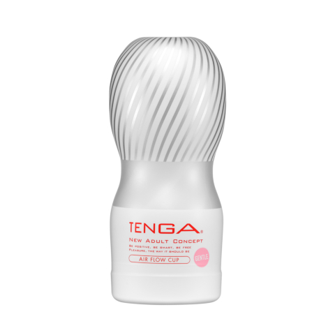 Мастурбатор Tenga Vacuum Cup Pleasure Device Air Flow Delicate Gentle Cup White