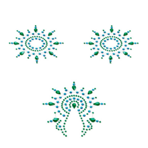 Пестіс Petits Joujoux Gloria set of 3 Green-Blue