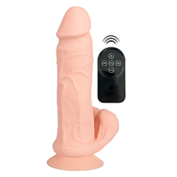 Вібратор Nature Skin Bendable RC with Balls