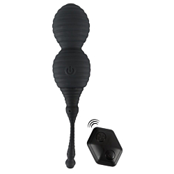 Вагінальні кульки Inflatable + RC Love Balls Black