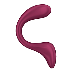 Вагінально-кліторальний вібратор Satisfyer G for Goddess 2 Wine Red