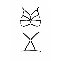 Ліф Passion Exclusive Armanda Bra L/XL Black