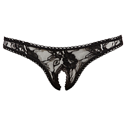 Трусики Cottelli Collection Lingerie String L Black