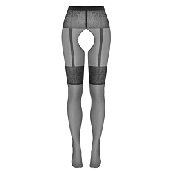 Колготи з доступом Cottelli Legwear Black