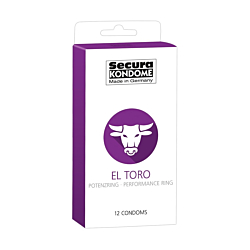 Презервативи з кільцем ущільненим Secura - El Toro 12 шт.