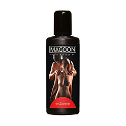 Ароматизована масажна олія Magoon - Erdbeere 50 мл.