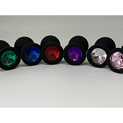 Анальна пробка силіконова CLEAR