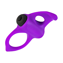 Ерекційне кільце Adrien Lastic Lingus MAX Violet з вібрацією