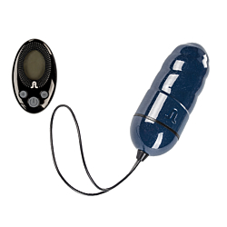 Віброяйце Adrien Lastic Ocean Storm Dark Blue з пультом LRS