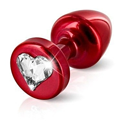 Анальна пробка Diogol Anni R Heart Red