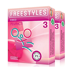 Презервативы FREESTYLES RIBBED 3 шт
