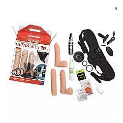 Набір для страпону Doc Johnson Vac-U-Lock Dual Density Starter Set Vanilla