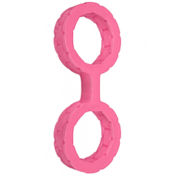 Наручники із силікону Doc Johnson The Cuffs Large Pink