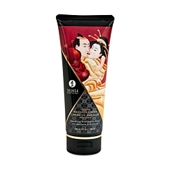 Їстівний масажний крем Shunga Kissable Massage Cream Sparkling Strawberry Wine