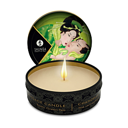 Масажна свічка Shunga MINI MASSAGE CANDLE - Exotic Green Tea