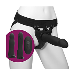 Набір для страпону з вібрацією Doc Johnson Body Extensions - BE Naughty - Black