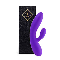Гнучкий вібратор кролик FeelzToys Lea Rabbit Vibrator Medium Purple