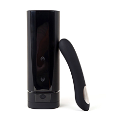 Інтерактивний набір мастурбатор + стимулятор точки G Kiiroo Onyx+ та Pearl 2 Couple Set Black